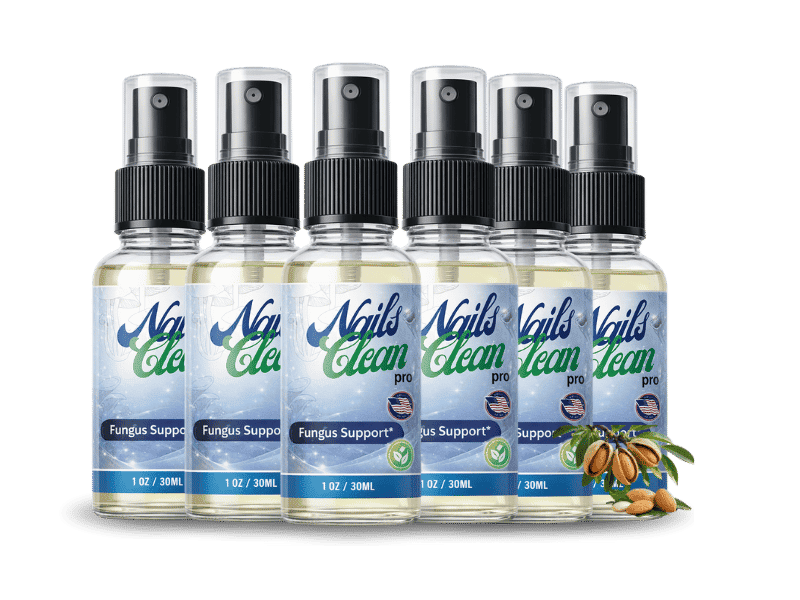 NailsCleanPro six-bottle kit, official product photo