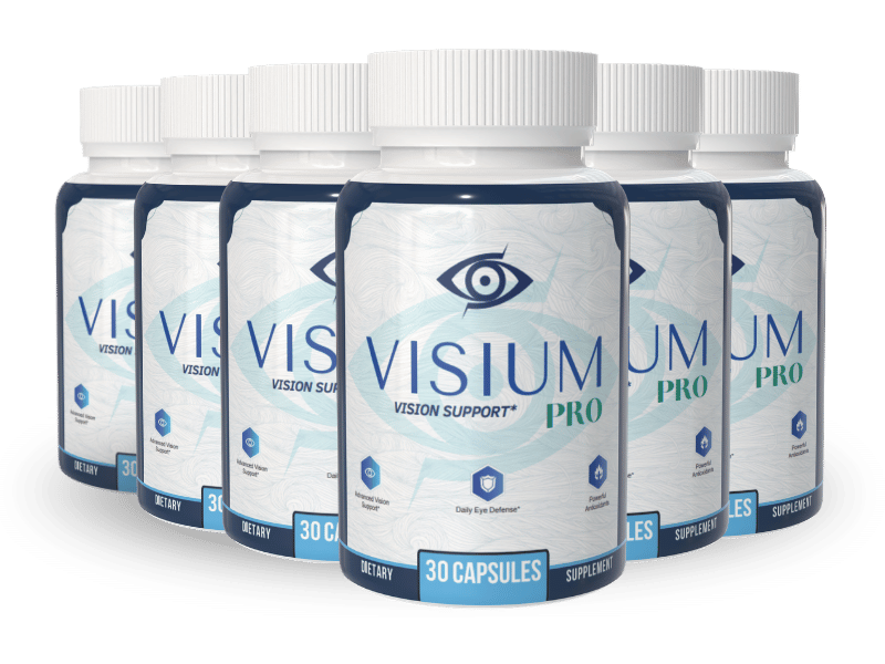 Visium Pro six-bottle kit, official product photo
